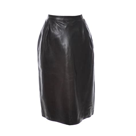 ysl leather skirt|Saint Laurent.